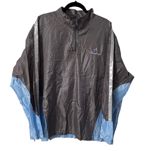 Disney Other - Disney Parks Blue/Gray Embroidered Windbreaker Lightweight Jacket Unisex XL/XXL